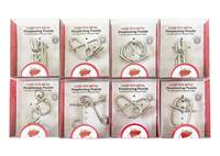 Hlavolam kovový rôzné druhy