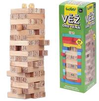 Kniha Stolová hra Veža drevená prírodna 54ks