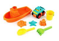 Sada do piesku auto a loď 33cm