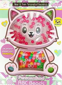 Korálky farebný set mačka