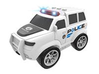 Auto polícia s efektmi biele 18 cm