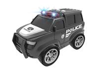 Auto polícia s efektmi čierne 18 cm