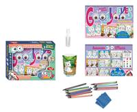 Kniha Omaľovánky stierateľné 6 obrázkov 17x17cm