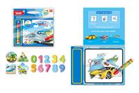 Kniha Omaľovánky stierateľné 6 obrázkov 17x17cm