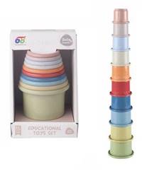 Kniha Kelímky stohovacie do vane kruhové 10ks