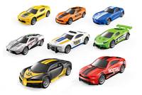 Auto závodné na spätné natiahnutie 4ks 7cm