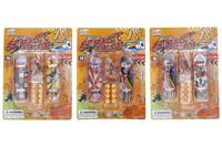 Kniha Skateboard prstový 2ks/9cm