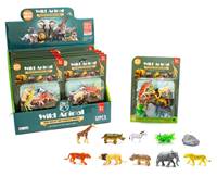 Kniha Divoké zvieratká sada figúrok 10ks