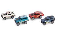 Autá kovové 7,5cm,4ks
