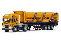 Nákladné auto sklápač na zotrvačník s efektmi 42cm