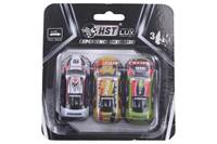 Auto kovové na spätné natiahnutie 7cm 3ks