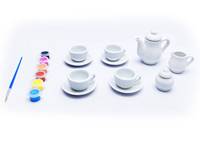 Kniha Kreatívna sada maľovanie čajovej súpravy