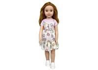 Bábika chodiaca kvetinkové šaty 70cm