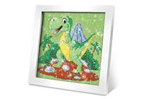 Kniha Kreatívna sada obraz z kamienkov Dino 17,5cm