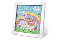 Kreatívna sada obraz z kamienkov Lama 17,5cm