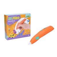 3D pero WIKY oranžové základná sada 10náplní, 10šablón