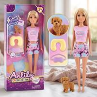 Bábika s príslušenstvom cestovateľský set 30 cm