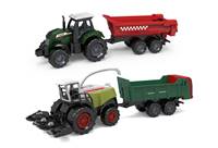 Traktor a kombajn s vlečkami sada 19,5cm