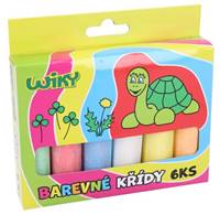 Farebné chodníkové kriedy 6ks