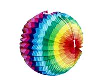 Kniha Dúhový lampion guľa 15cm