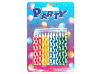 Kniha Tortové sviečky farebné 24ks