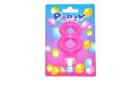 Kniha Tortové sviečky glitter č.8