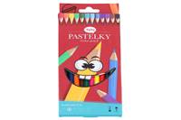 Kniha Pastelky farebné šesťhranné 12ks