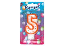 Kniha Tortová sviečka s bodkami č.5