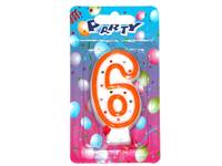 Kniha Tortové sviečky s bodkami č.6