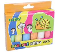 Farebné chodníkové kriedy 6ks