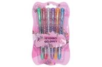 Kniha Gélové perá - tetovacie 6 ks