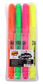 Kniha Zvýrazňovače 4ks