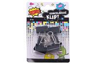 Kniha Klipy kancelárske 6ks