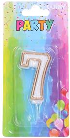 Kniha Tortové sviečky zlaté číslo.7