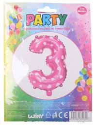 Kniha Nafukovací balón ružový so srdiečkami, č.3