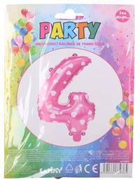 Kniha Nafukovací balón ružový so srdiečkami, č.4