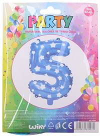 Kniha Nafukovací balón modrý s hviezdami, číslo.5