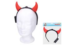 Čelenka rohy čertovské svietiace