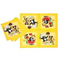 Kniha Servítky Krtko 33x33cm 12ks