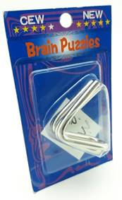 Kniha Hlavolam kovový 5cm