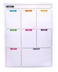 Kniha Kalendár plánovací týždenní 43x33cm