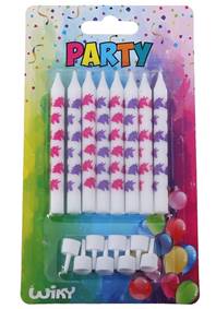 Kniha Sviečky so stojančekom 8ks Jednorožec