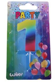 Kniha Tortová sviečka dúhová č.1