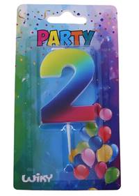 Kniha Tortová sviečka dúhová č.2