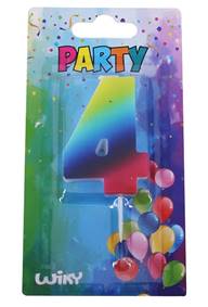 Kniha Tortová sviečka dúhová č.4