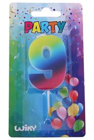 Kniha Tortová sviečka dúhová č.9