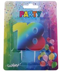 Kniha Tortová sviečka dúhová č.18