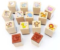 Kniha Drevená pečiatka zvieratko 3cm