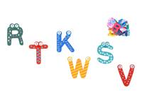 Kniha Magnetky drevená abeceda 26ks