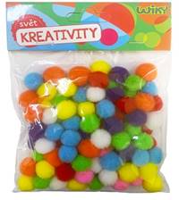 Kniha Pom-pom guličky 100ks